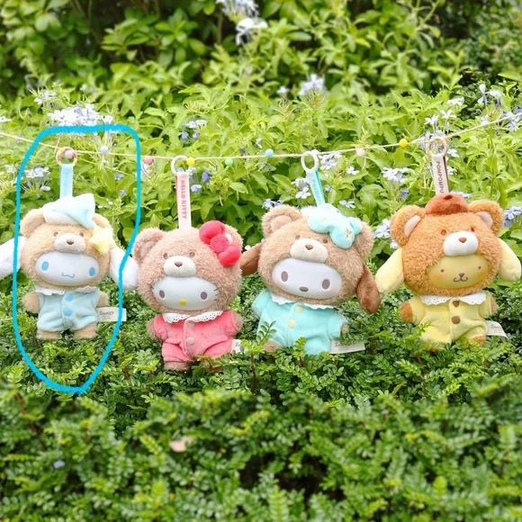 TOP TOY Sanrio Characters Latte Baby Vinyl Plush Keychain - Sea Salt Cinnamoroll - Picture 7 of 7